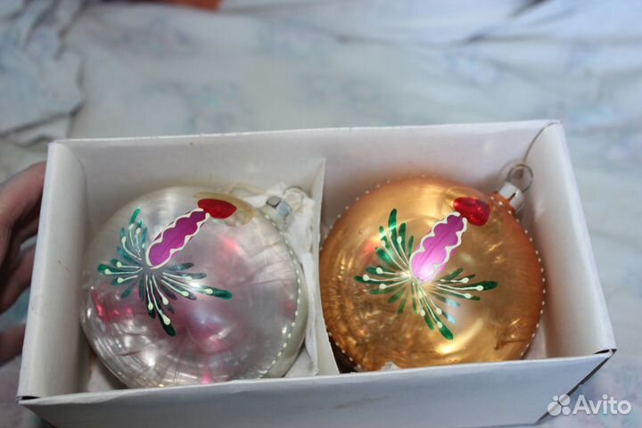 Елочные игрушки СССР