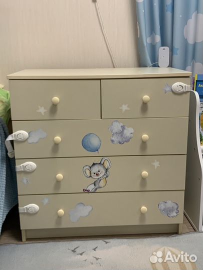 Пеленальный комод трансформер