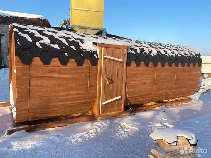 Бани-бочки квадро в наличии