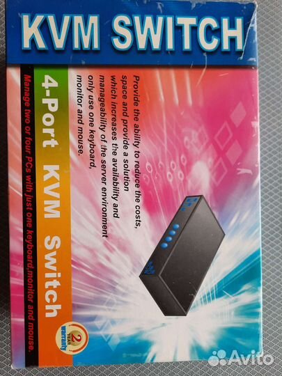 Переключатель KVM-0480 на 4 port PS/2 KVM switc