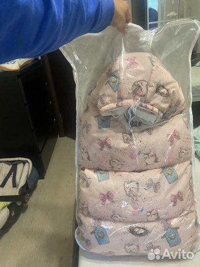 Конверт кокон на выписку