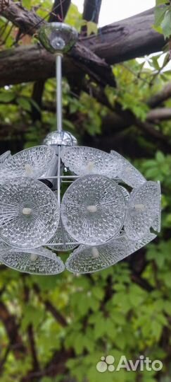 Винтажная люстра одуванчик