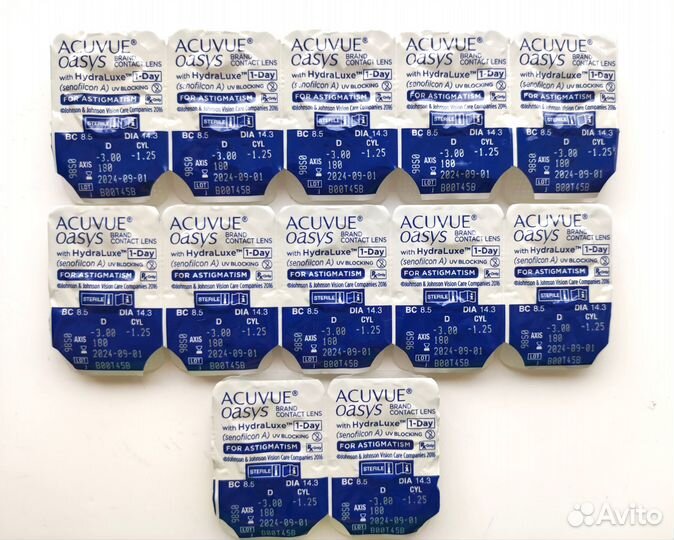 Линзы контактные acuvue oasys 1 day