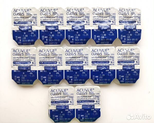 Линзы контактные acuvue oasys 1 day