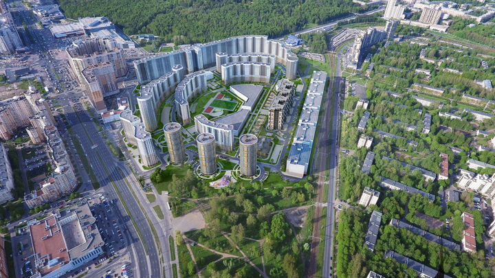 1-к. квартира, 44,6 м², 14/21 эт.