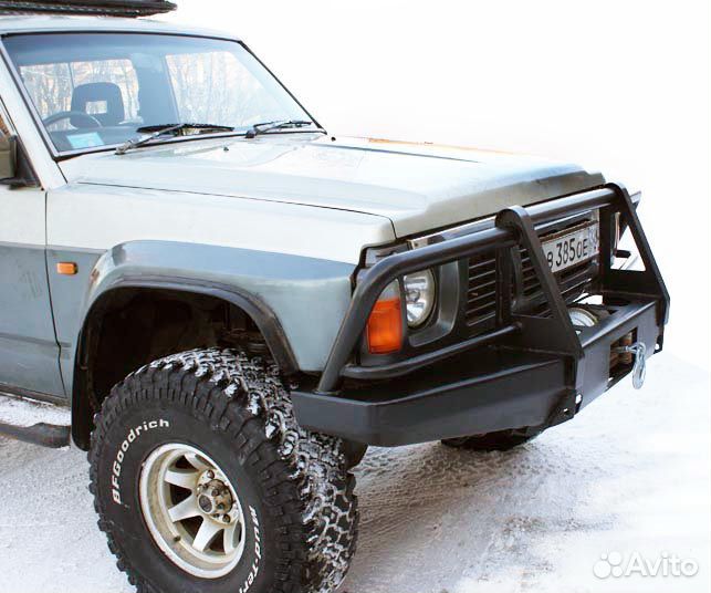 Силовой бампер Nissan Patrol/Safari Y60 (передний)
