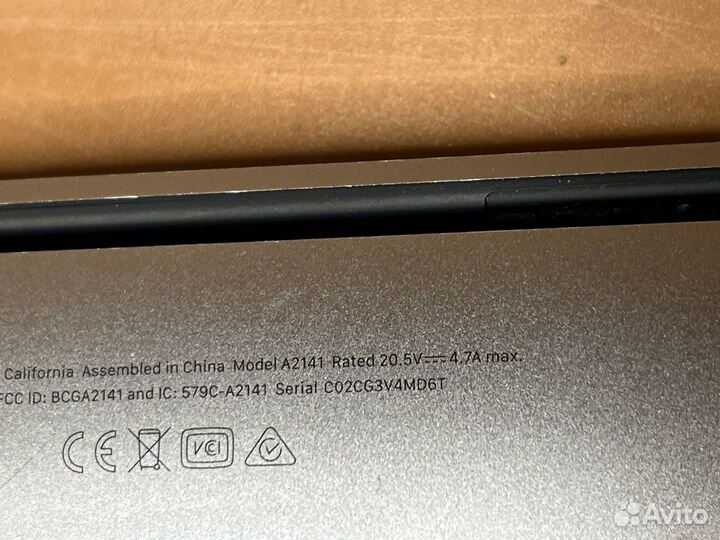 Macbook pro 16 2019 i9 1тб 64 гб