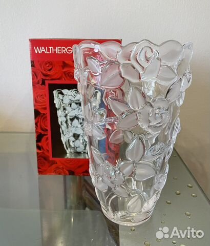 Ваза для цветов стеклянная