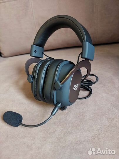 Наушники проводные игровые с микрофоном
