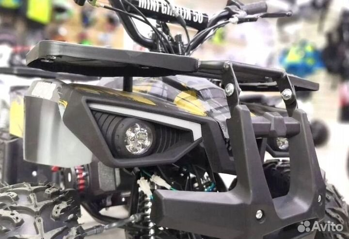 Детский квадроцикл Mini Grizlik X16 (PS) желтый