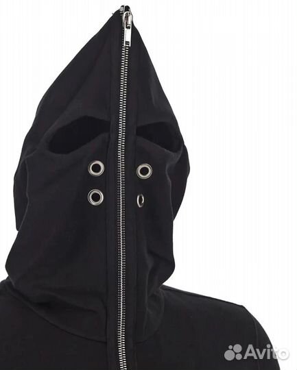 Зип худи rick owens balaclava