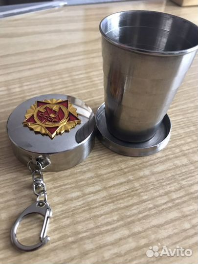 Рюмка (стопка) брелок походный складной