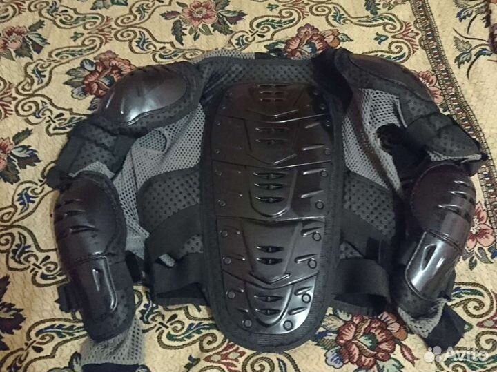 Мото щитки наколенники+ черепаха