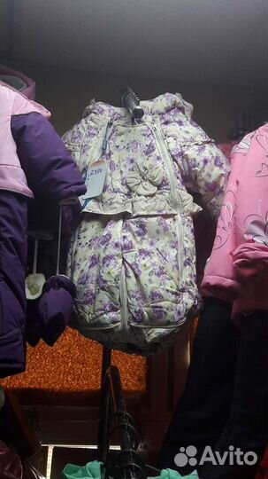 Зимний комбинезон для девочки 80