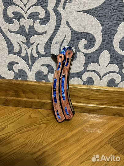 Нож бабочка из CS:GO из дерева