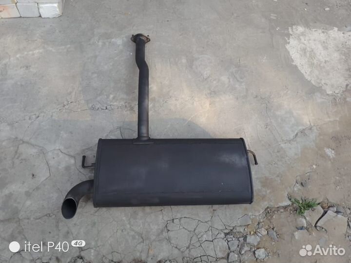 Глушитель на hyundai tucson lx20