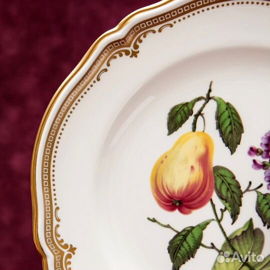 Коллекционная Тарелка - Блюдо «Первоцвет и Груша»