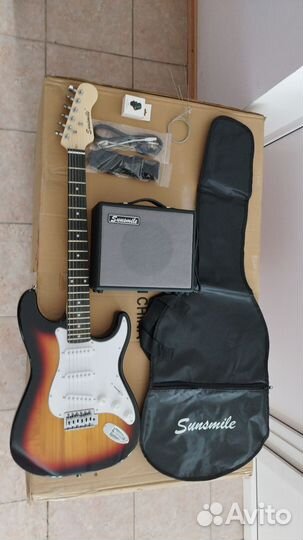 Электро гитара с комбиком