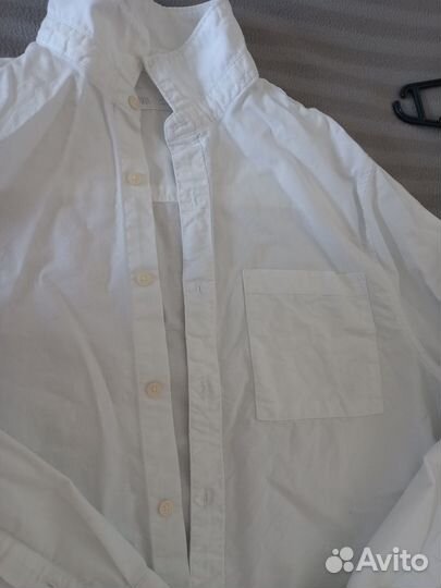 Рубашка белая zara