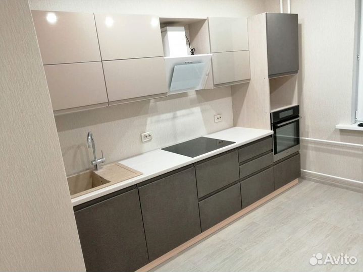 Кухня угловая на заказ.мдф фасады