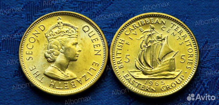 Монеты стран Америки - Гайана,Барбадос,Куба,Белиз