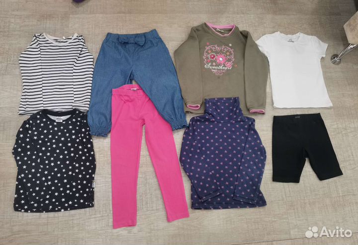 Вещи пакетом для девочки 110