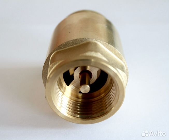 Обратный клапан с латунным штоком, 1