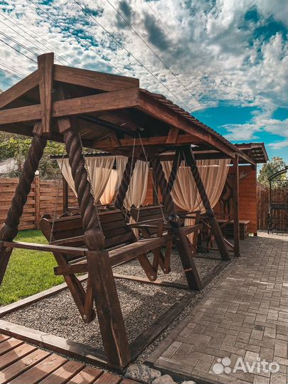Аренда теплой беседки с мангальной зоной