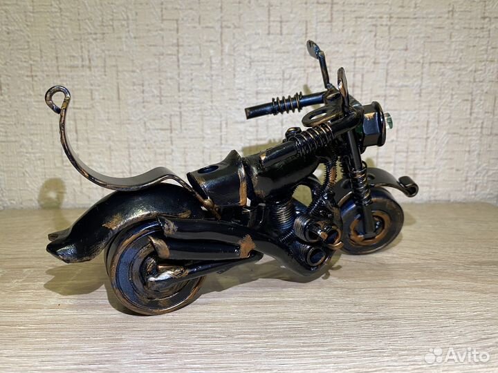 Статуэтка мотоцикл металическая