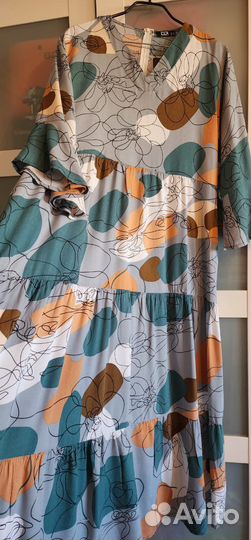 Новое Платье р.50 Турция Хлопок Кр