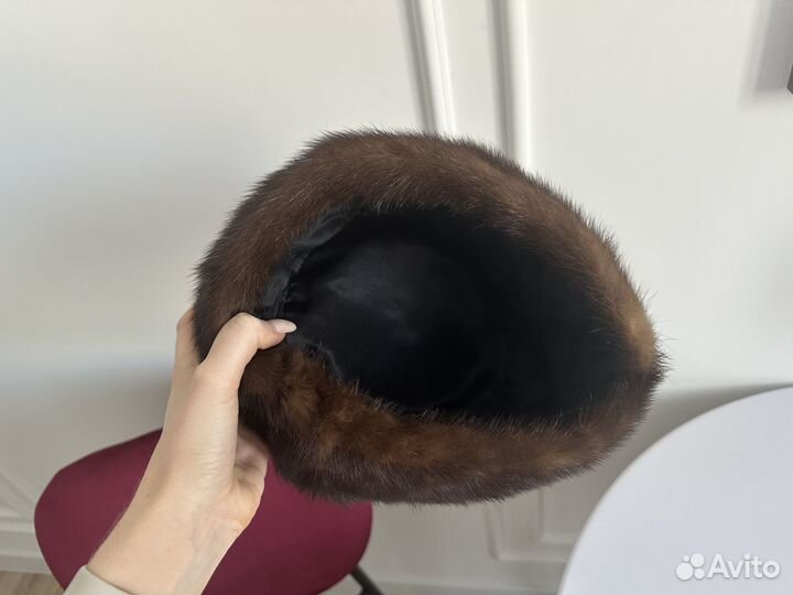 Шапка норковая женская