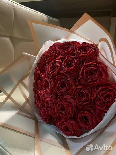 Букет роз своими руками