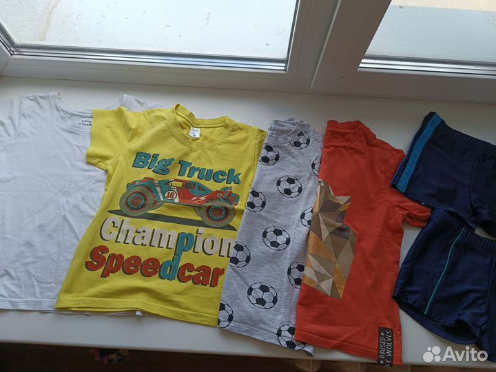 Футболки шорты пакетом размер 122