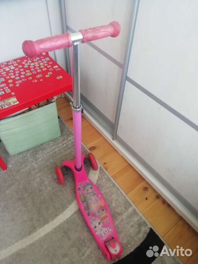 Самокат детский трехколесный бу