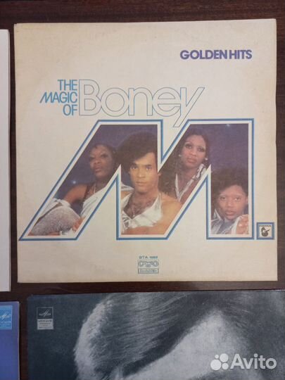 Пластинки зарубежная эстрада Рид Челентано Бони М