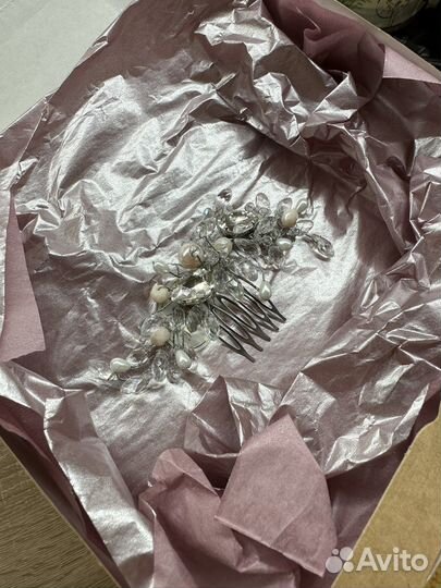 Гребешок для волос ручная работа