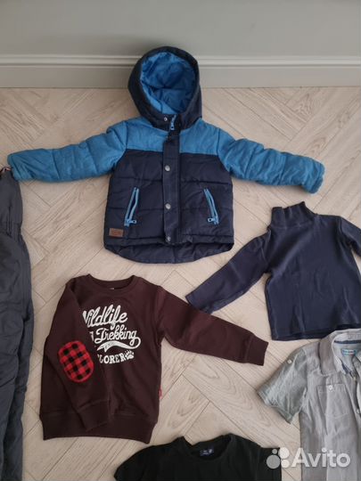 Большой пакет вещей на мальчика 110-116