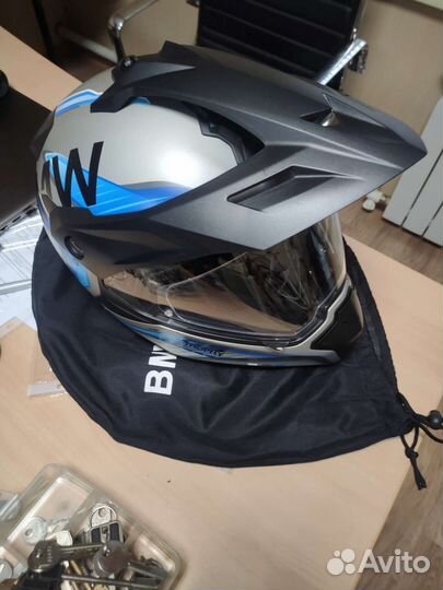 Мотошлем - размер М, перчатки bmw pro summer