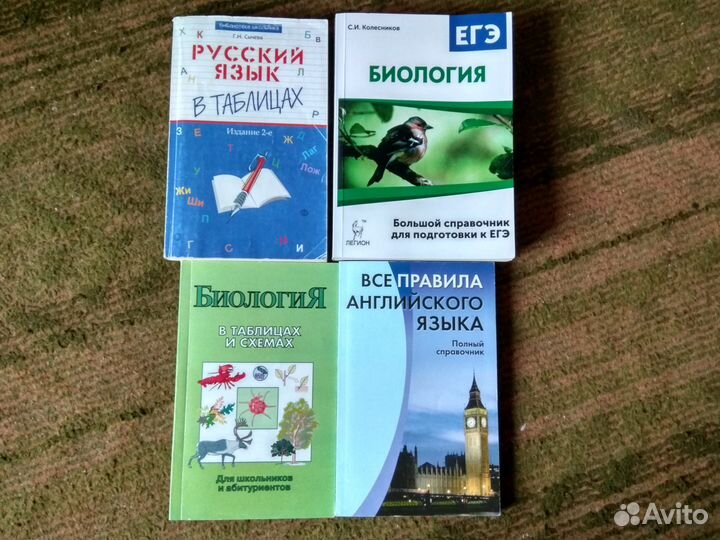 Учебные пособия для подготовки к егэ