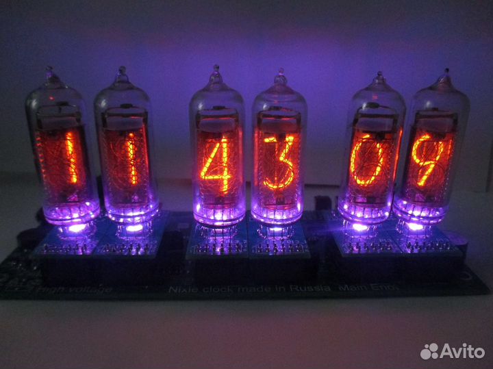 Ламповые часы Nixie clock модель mark 3