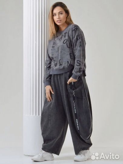 Джинсы карго, кюлоты