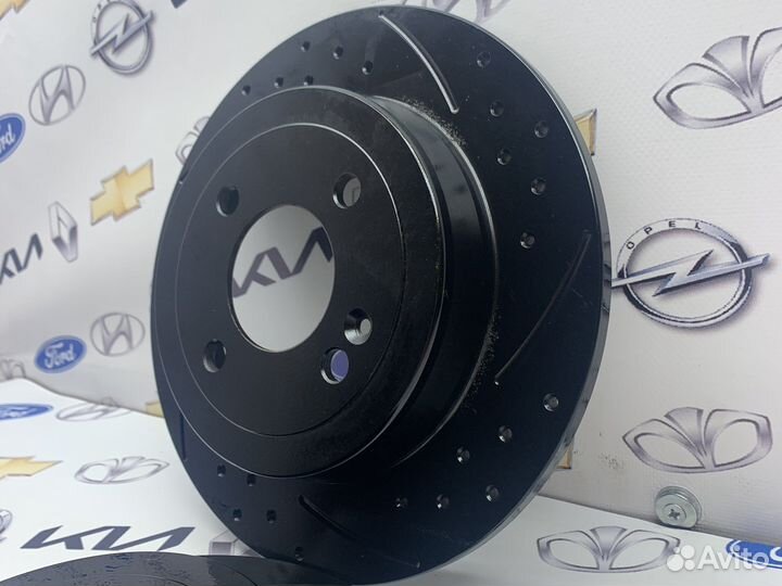 Диск тормозной задний Hyundai Solaris/Kia Rio 3