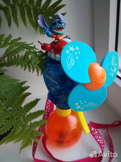 Водный пистолет, брызгалка с вентилятором Стич