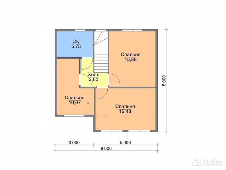 Каркасный Дом 127,2м² от производителя