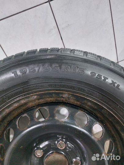 Колёса в сборе 195/65r15 зимние шипованные