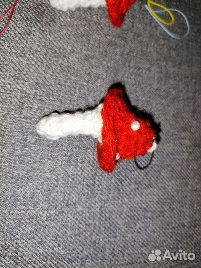 Вязаные грибы