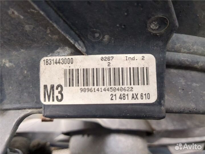 Вентилятор радиатора Nissan Micra K12E, 2004