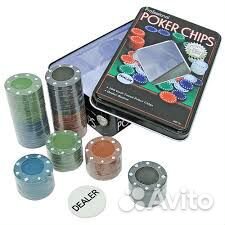 Набор фишек для покера, 100шт