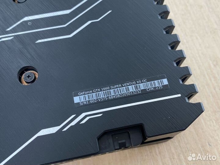 Видеокарта MSI GeForce GTX 1660 super 6Gb