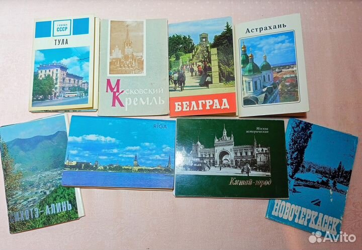 Набор открыток СССР города
